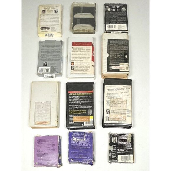 VTG LOT 12 Mystery AUDIOBOOKS on CASSETTE See Jane Run Degree of Guilt Bygones++ - Picture 2 of 2